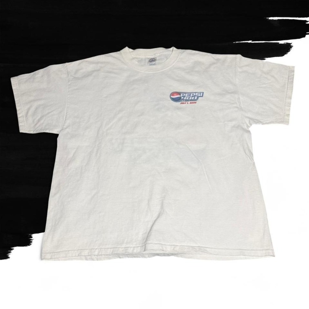 Pepsi 400 Daytona Shirt XL White NASCAR Race July 2006 Double Sided Graphic